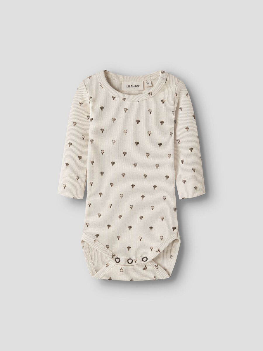 Product carousel image - PRINTED ROMPER, Turtledove | 1