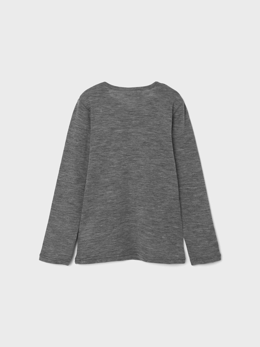 name it MERINO WOOL RIB LONG SLEEVED TOP, Dark Grey Melange, highres - 13214954_DarkGreyMelange_002.jpg