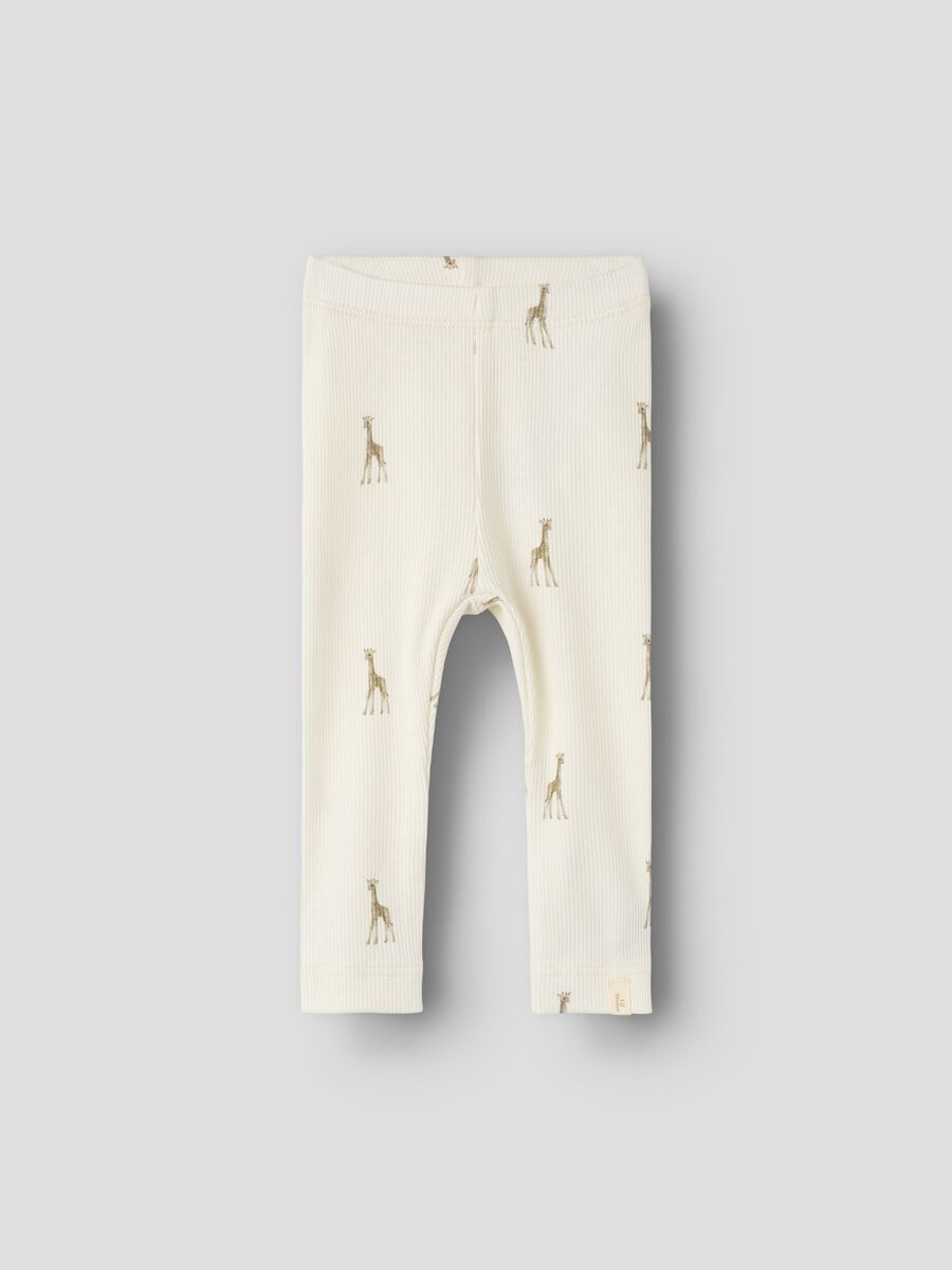 Product carousel image - SLIM FIT LEGGINGS, Turtledove | 1