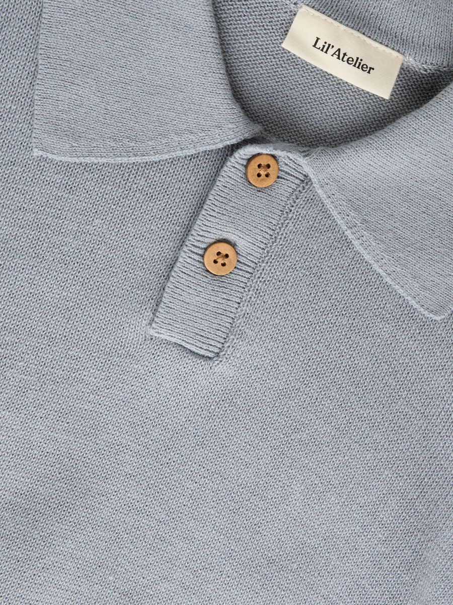 Carousel image 3 LOOSE FIT POLO SHIRT, Sleet