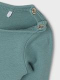 Product image thumbnail - LONG SLEEVED ROMPER, Mineral Blue | 4
