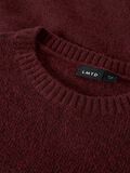 Product image thumbnail - REGULAR FIT KNITTED PULLOVER, Burgundy | 3