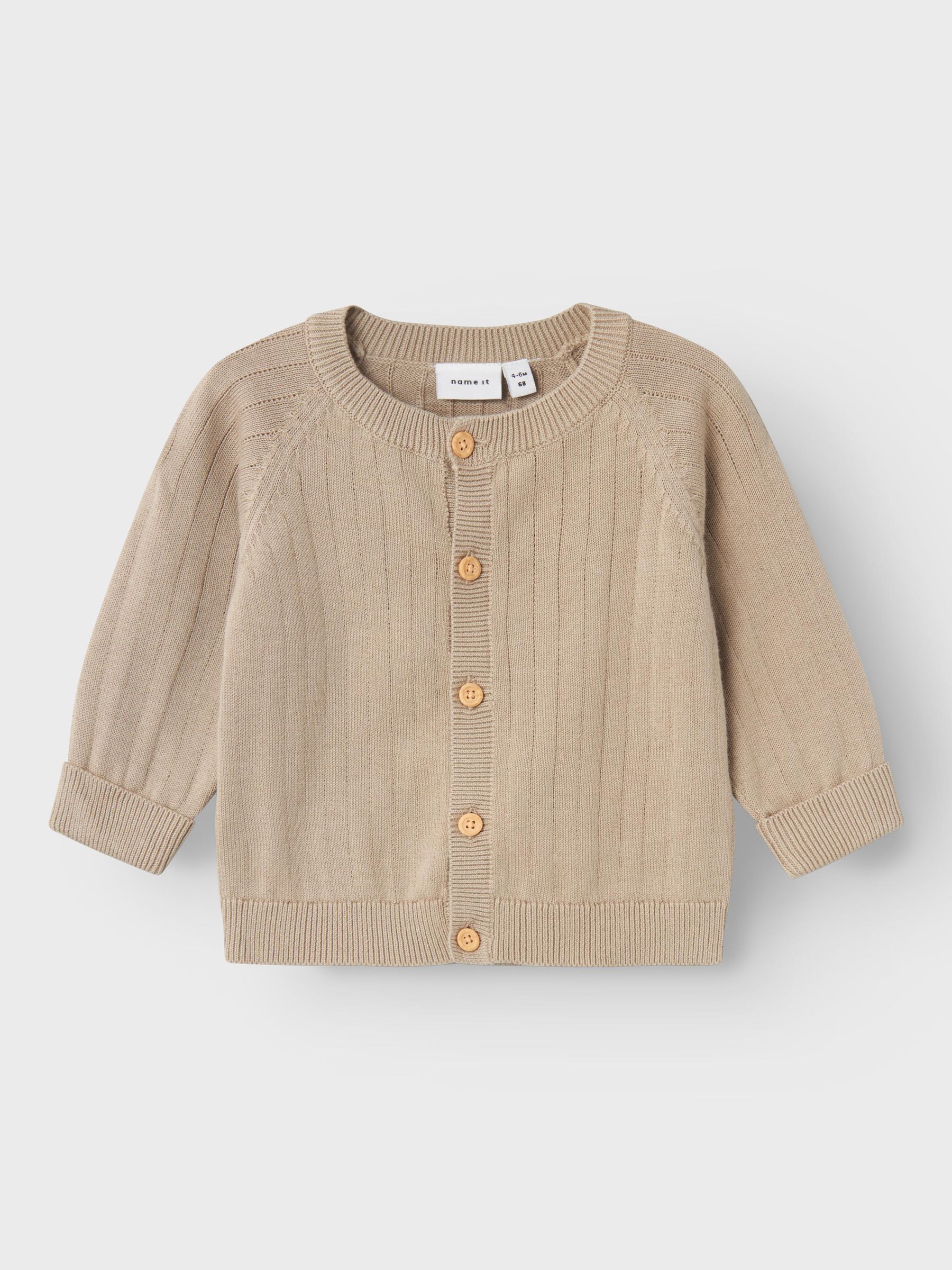 Long top baby cardigan