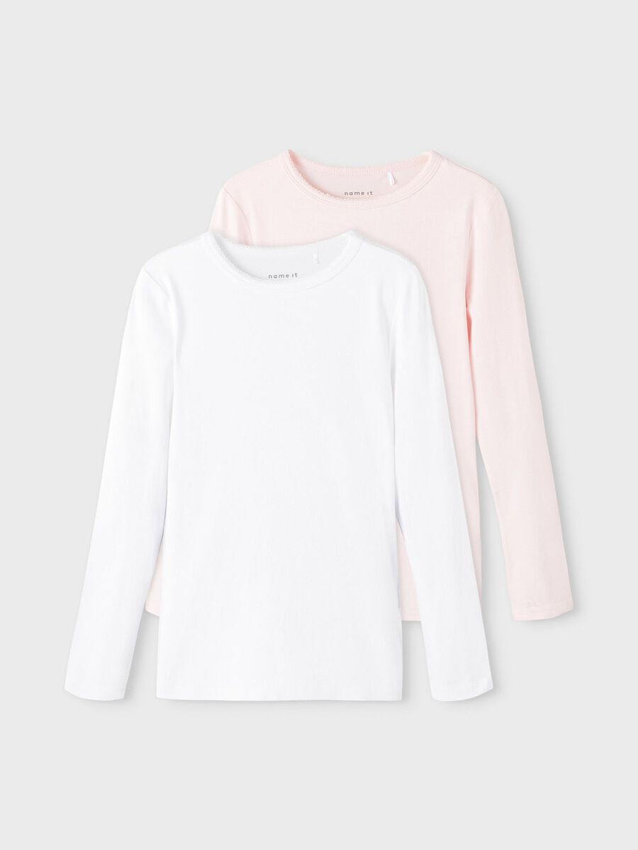 Name it LOT DE 2 SLIM TOP À MANCHES LONGUES, Barely Pink, highres - 13197944_BarelyPink_003.jpg
