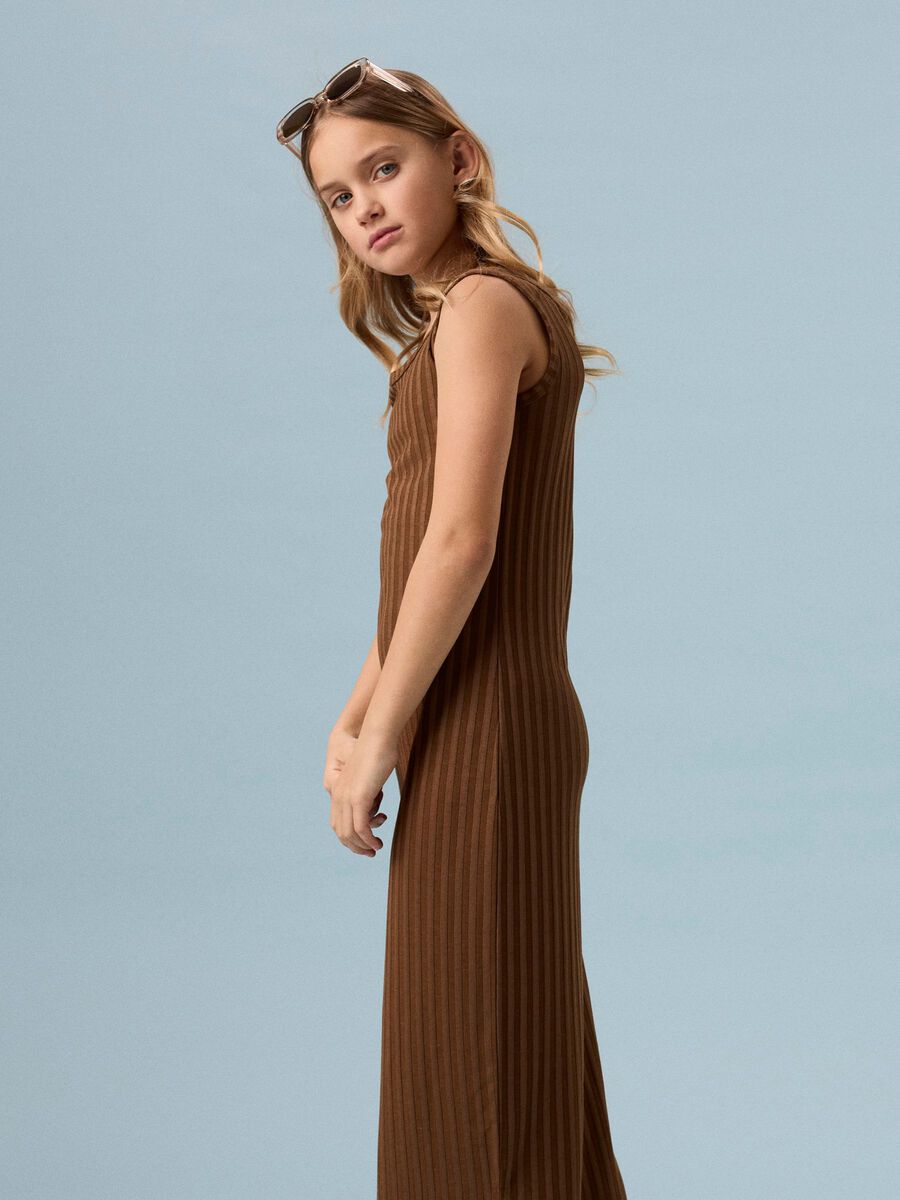 Product carousel image - LANGES SLIM FIT KLEID, Sepia | 1