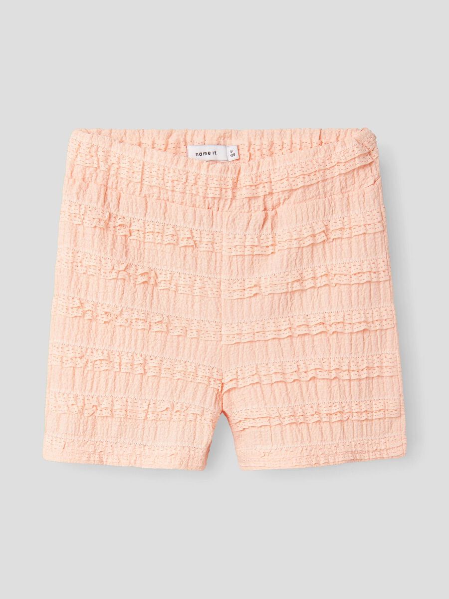 name it REGULAR FIT -MALLINEN SHORTSIT, Peach Parfait, highres - 13230222_PeachParfait_003.jpg