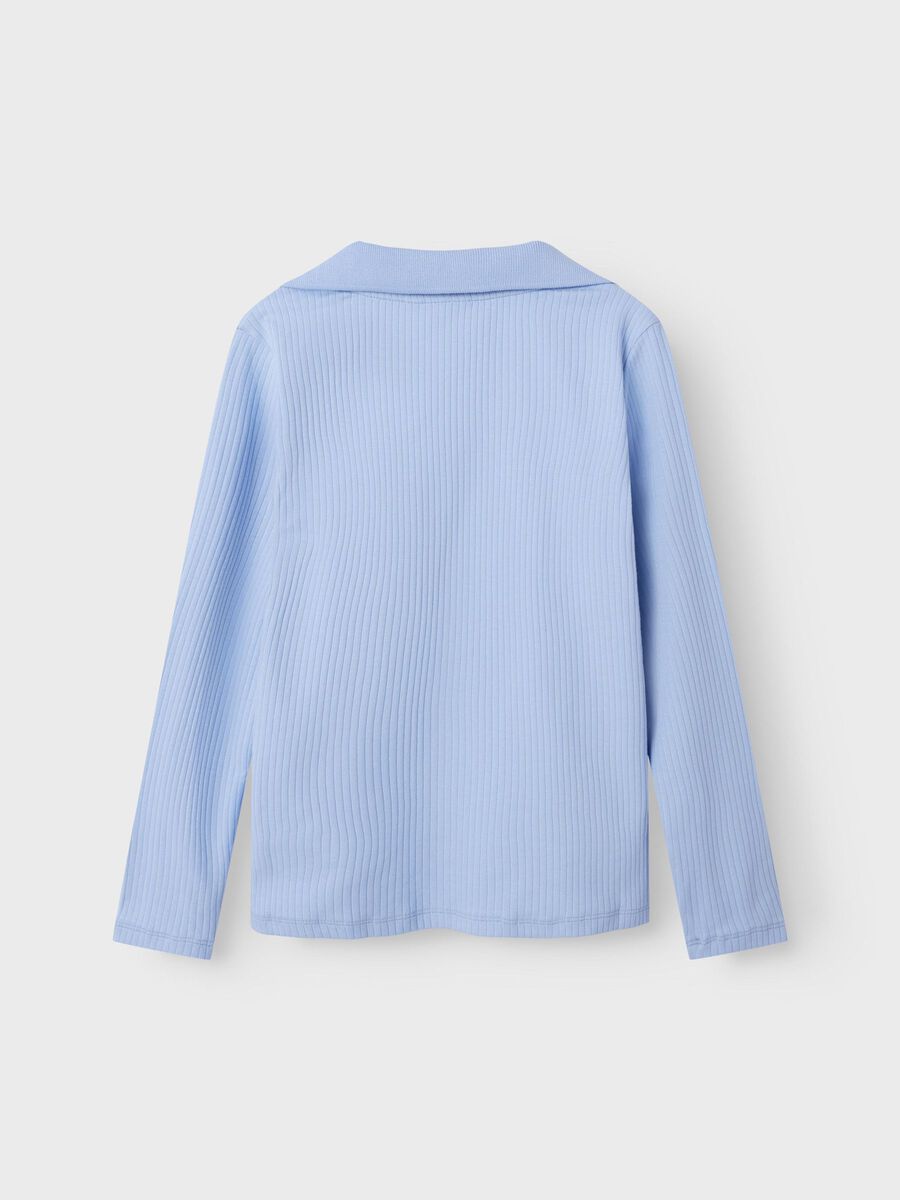 name it LANGE ÄRMEL POLO SHIRT, Serenity, highres - 13248637_Serenity_002.jpg