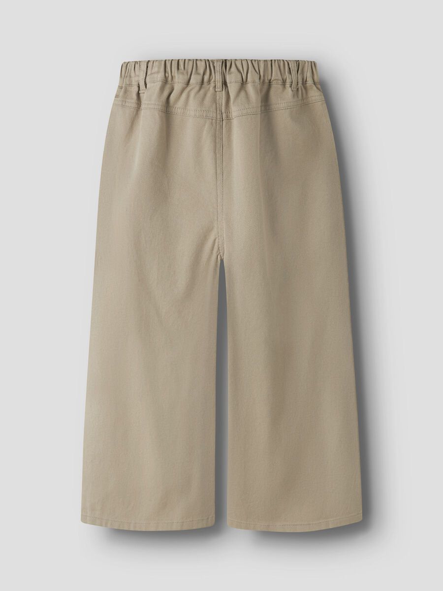 Product carousel image 2 WIDE LEG TROUSERS, Twill