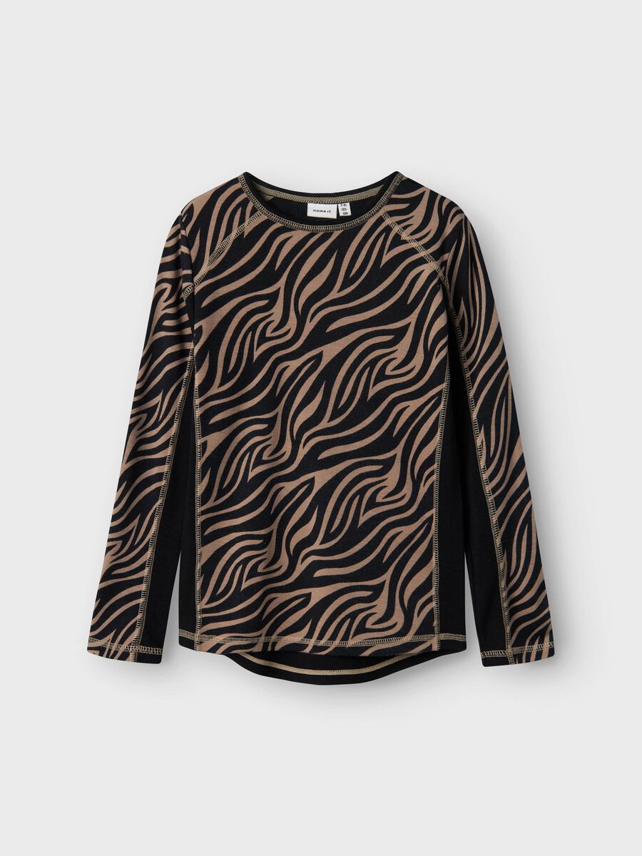 name it WEŁNA MERYNOSA TOP Z DŁUGIM RĘKAWEM, Black, highres - 13228547_Black_1104883_003.jpg