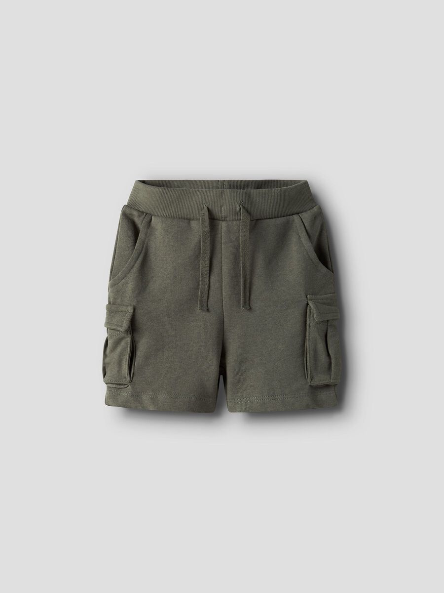 name it REGULAR FIT SWEAT SHORTS, Dusty Olive, highres - 13240417_DustyOlive_003.jpg
