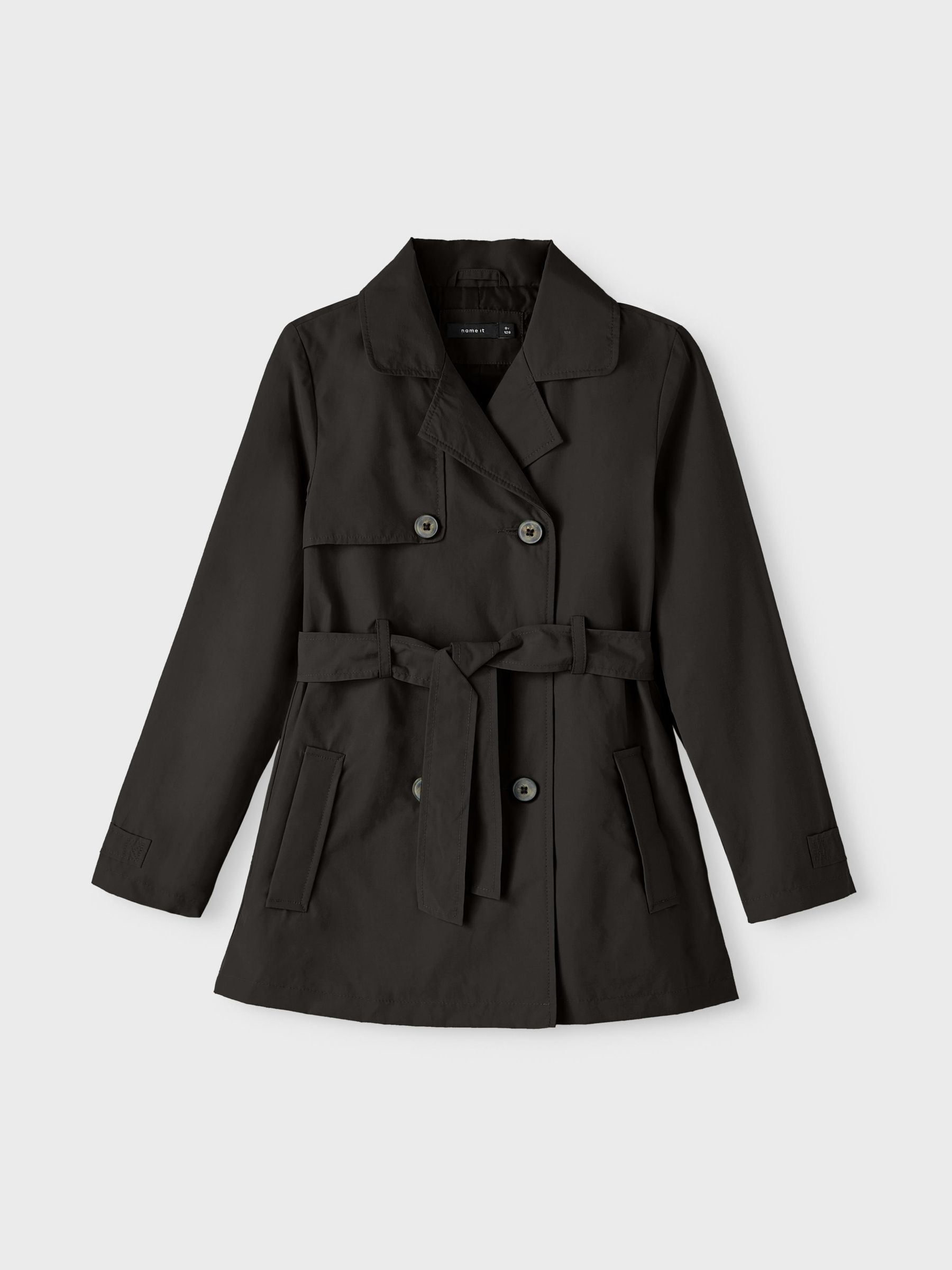 WOVEN TRENCHCOAT Girls Black NAME IT Netherlands