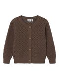 Name it ORGANIC COTTON KNITTED CARDIGAN, Deep Taupe, highres - 13227224_DeepTaupe_001.jpg