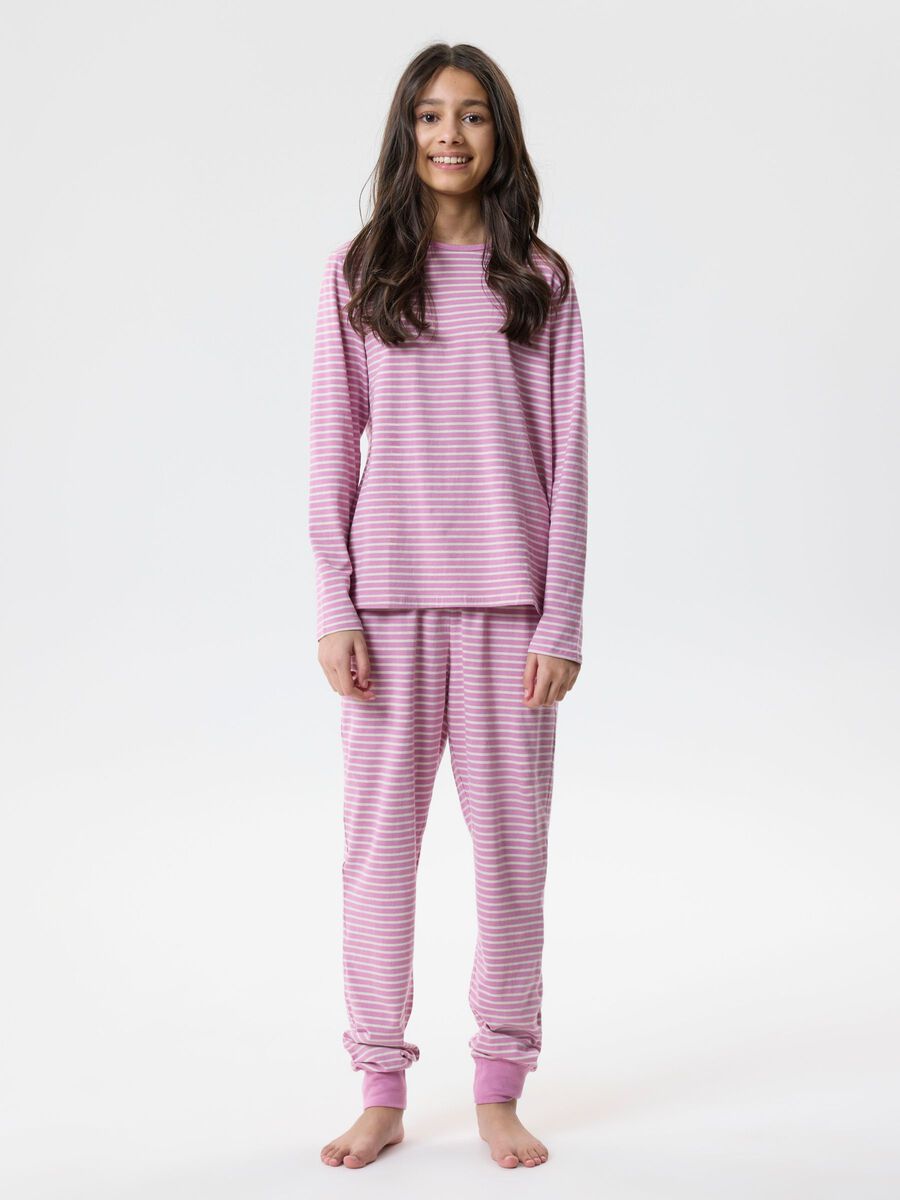 Carousel image 2 LONG SLEEVED PYJAMA SET, Mauve Orchid