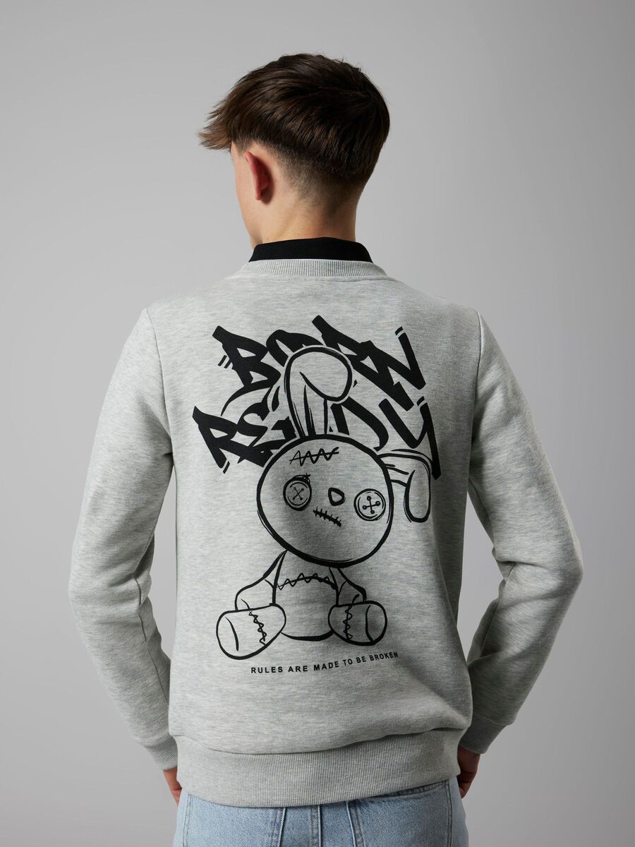 name it LOOSE FIT T-SHIRT, Light Grey Melange, highres - 13252770_LightGreyMelange_008.jpg