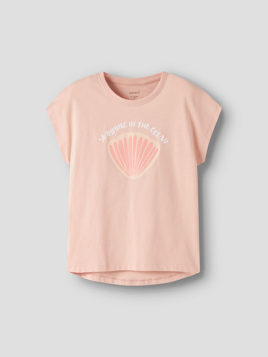 Product carousel image - PRINTED T-SHIRT, Cameo Rose | 1
