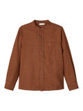 Name it CON CUELLO MAO - DE ALGODÓN CAMISA, Toasted Coconut, highres - 13174438_ToastedCoconut_001.jpg