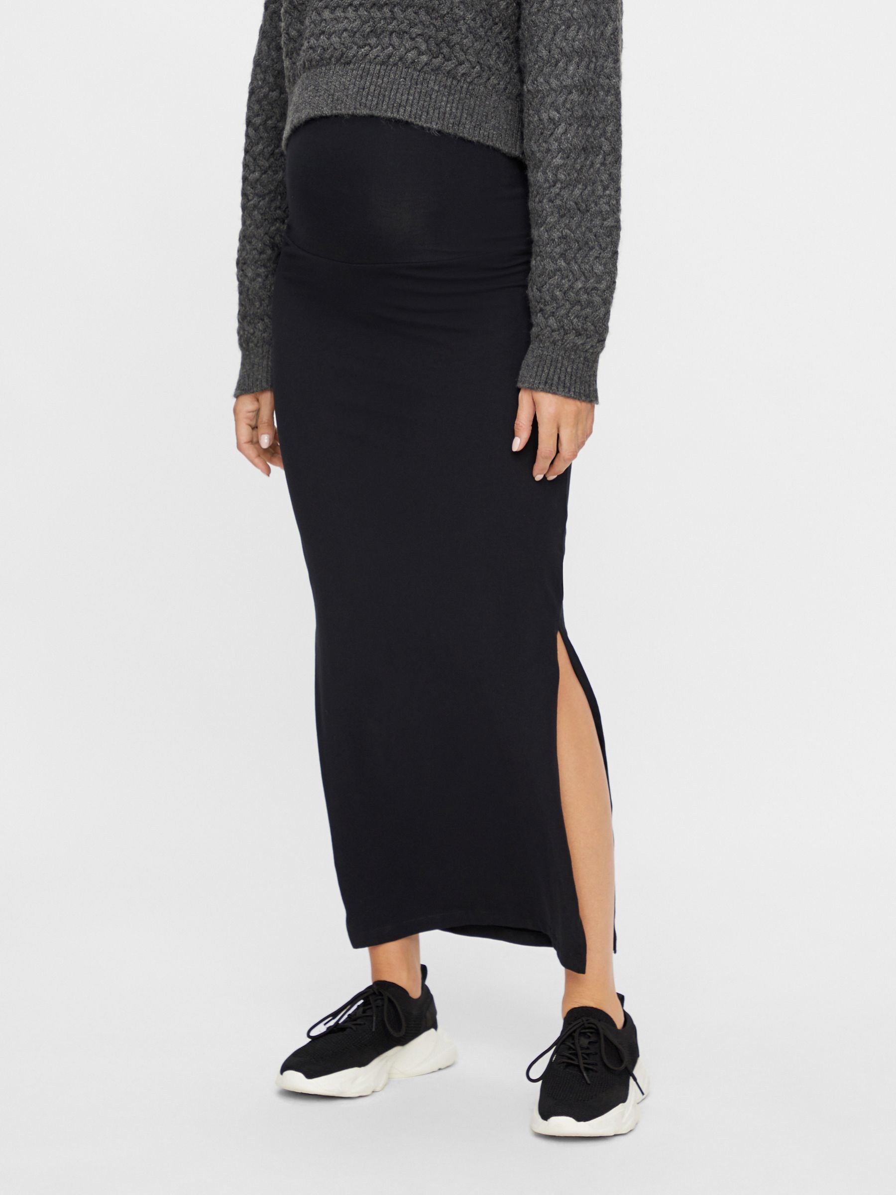 MLLEA MATERNITY MAXI SKIRT (Black) from 