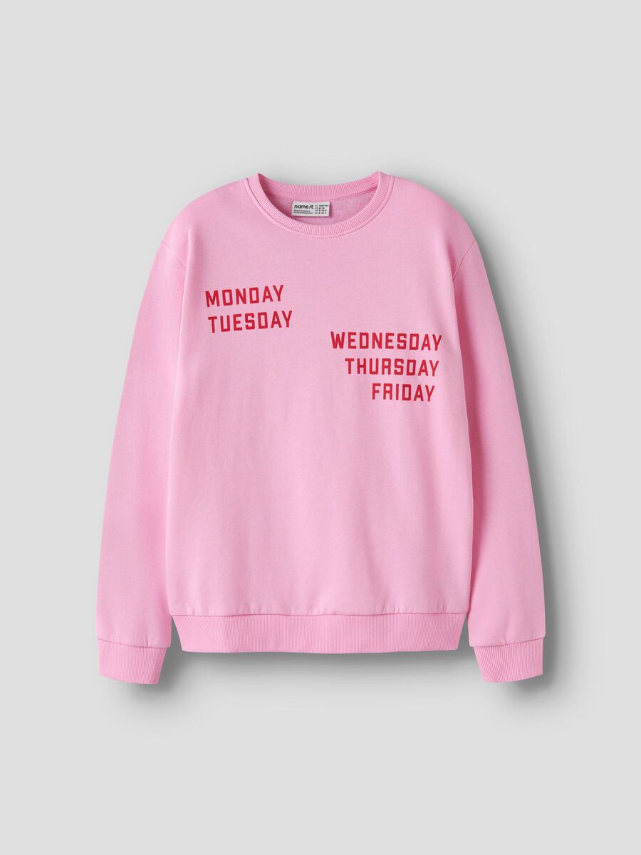 Carousel image 1 &Oslash;KOLOGISK BOMULD SWEATSHIRT, Begonia Pink
