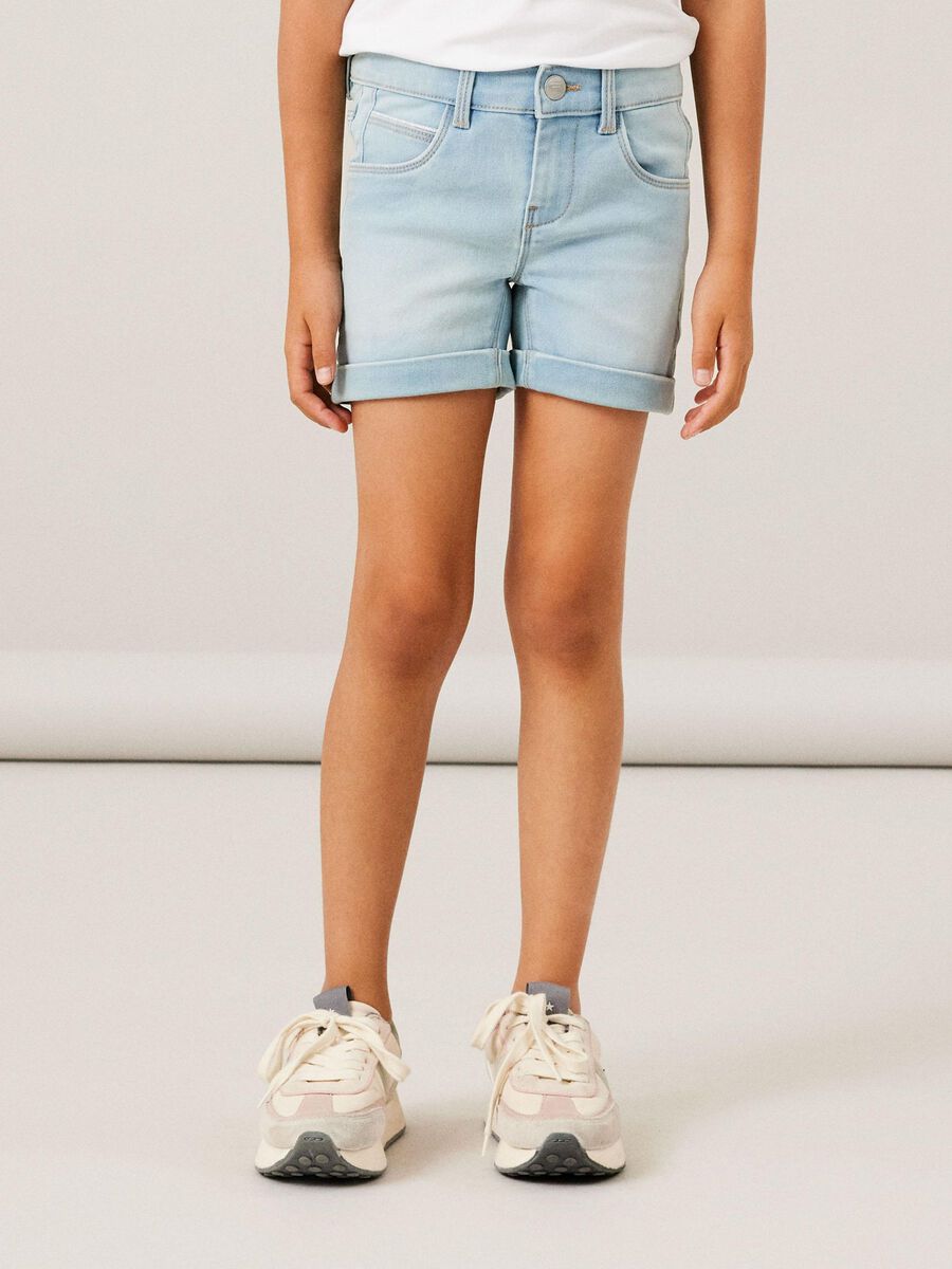 name it SLIM FIT SHORTS, Light Blue Denim, highres - 13212184_LightBlueDenim_007.jpg