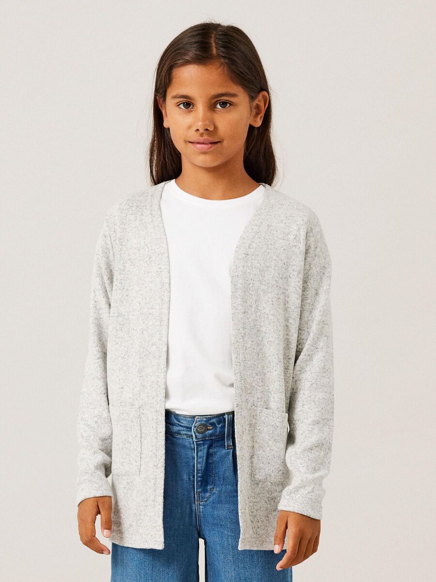 name it COUPE LONGUE CARDIGAN EN MAILLE, Grey Melange, highres - 13205976_GreyMelange_007.jpg