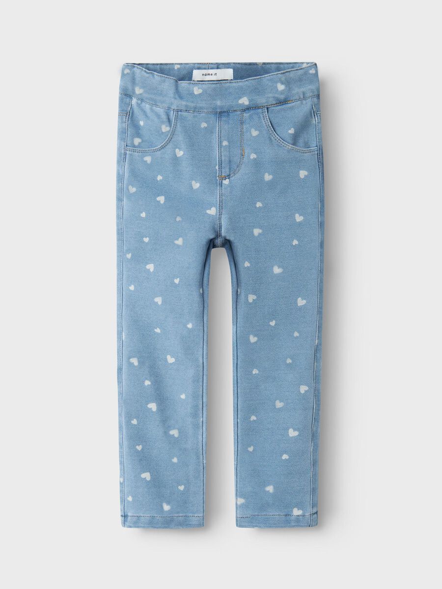 name it SLIM FIT SWEAT JEANS, Light Blue Denim, highres - 13218347_LightBlueDenim_1182469_003.jpg