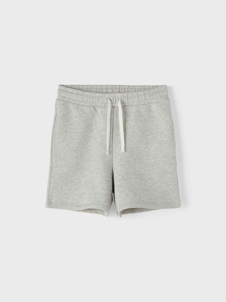 name it COTON SHORTS EN MOLLETON, Light Grey Melange, highres - 13199395_LightGreyMelange_003.jpg
