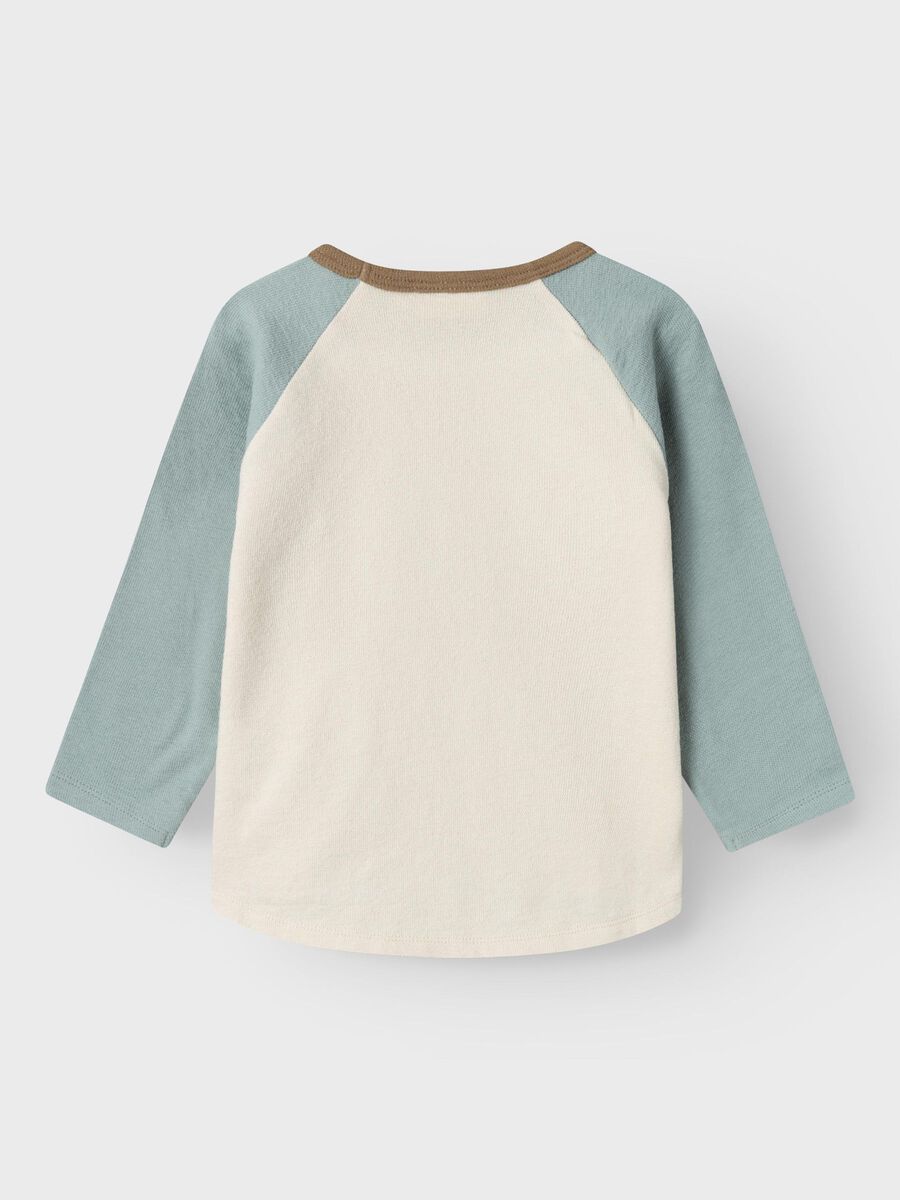 Carousel image 2 ORGANIC COTTON LONG SLEEVED TOP, Birch