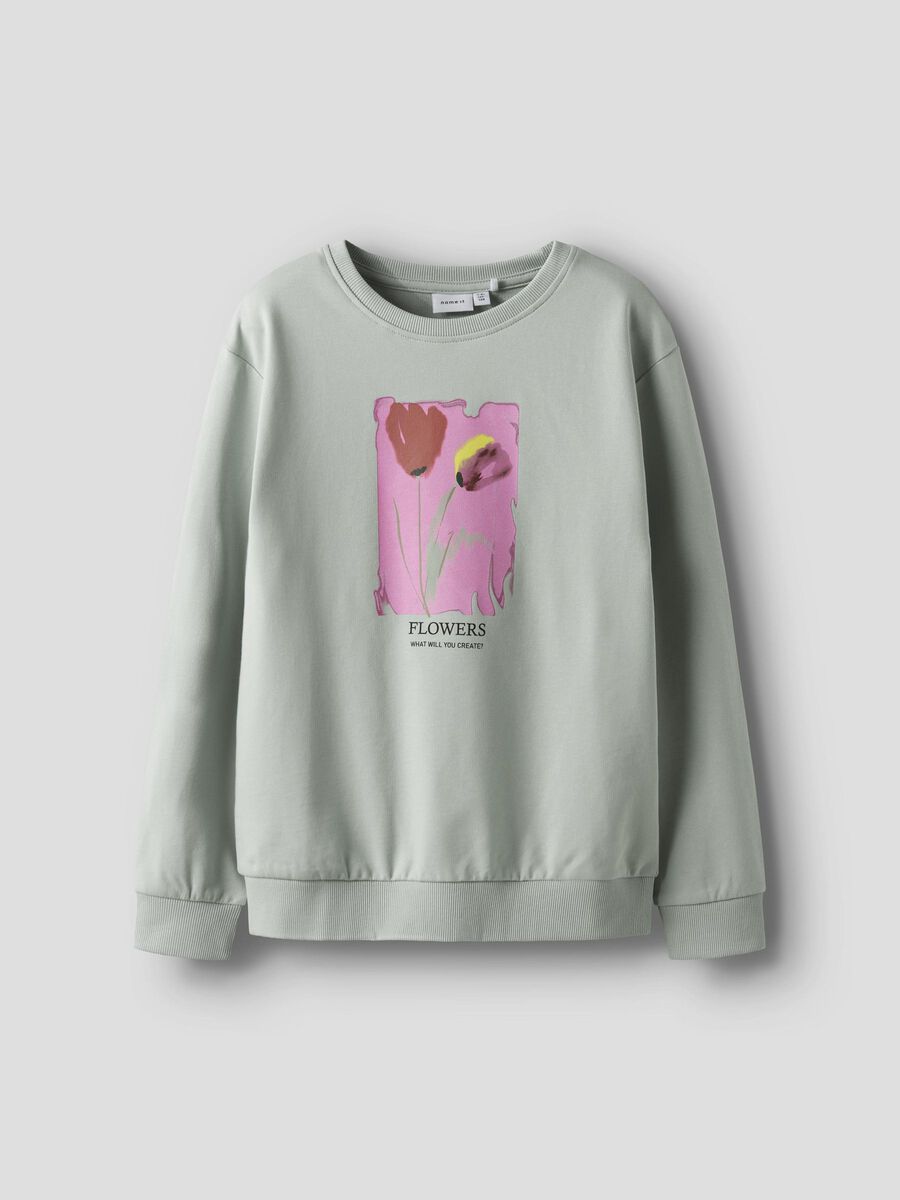 name it ORGANIC COTTON SWEATSHIRT, Aqua Gray, highres - 13244207_AquaGray_003.jpg