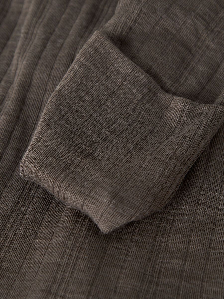 Carousel image 5 MERINO WOOL NIGHTSUIT, Morel