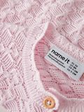 Product image thumbnail - ORGANIC COTTON CARDIGAN, Cradle Pink | 3