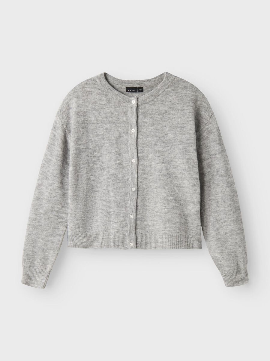 Name it LONG SLEEVED KNITTED CARDIGAN, Light Grey Melange, highres - 13235060_LightGreyMelange_1139947_003.jpg