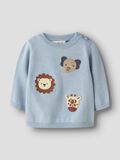 Product image thumbnail - ORGANIC COTTON PULLOVER, Blue Fog | 1