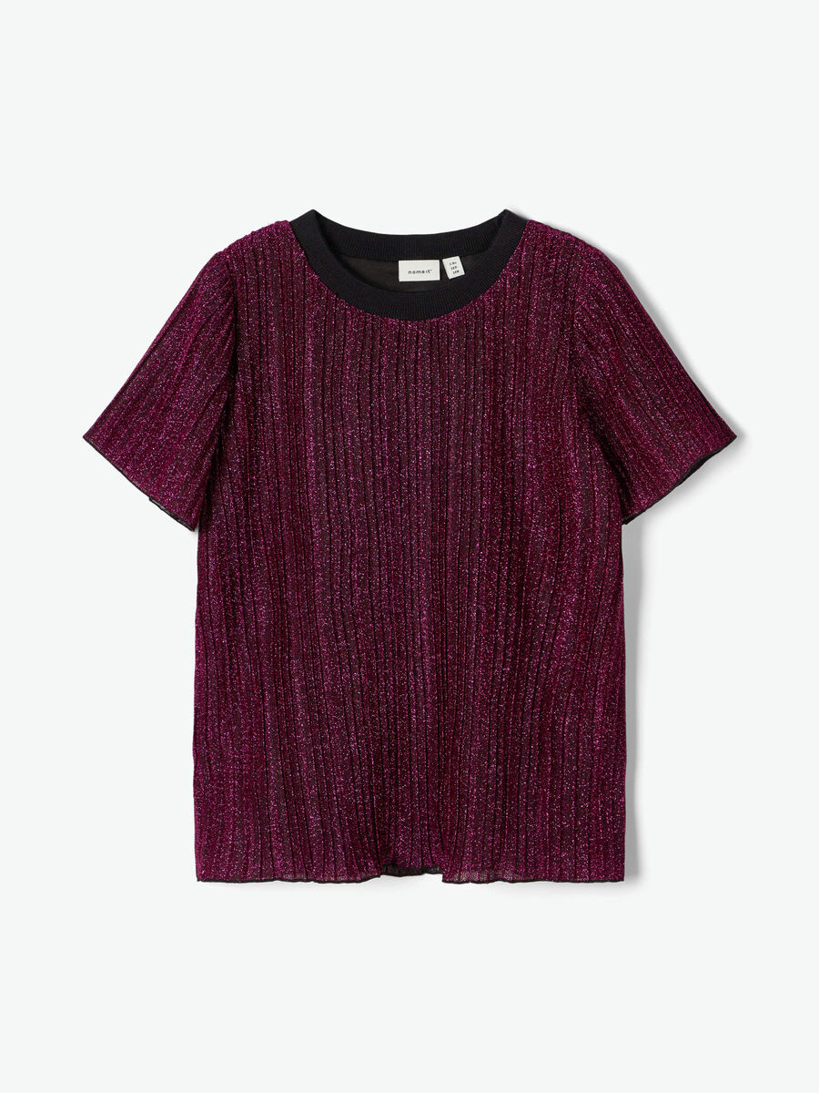 Name it GLITTERY PLISSE T-SHIRT, Festival Fuchsia, highres - 13173648_FestivalFuchsia_003.jpg