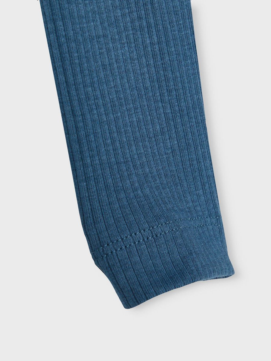 Carousel image - RIB LEGGINGS, Real Teal | 4
