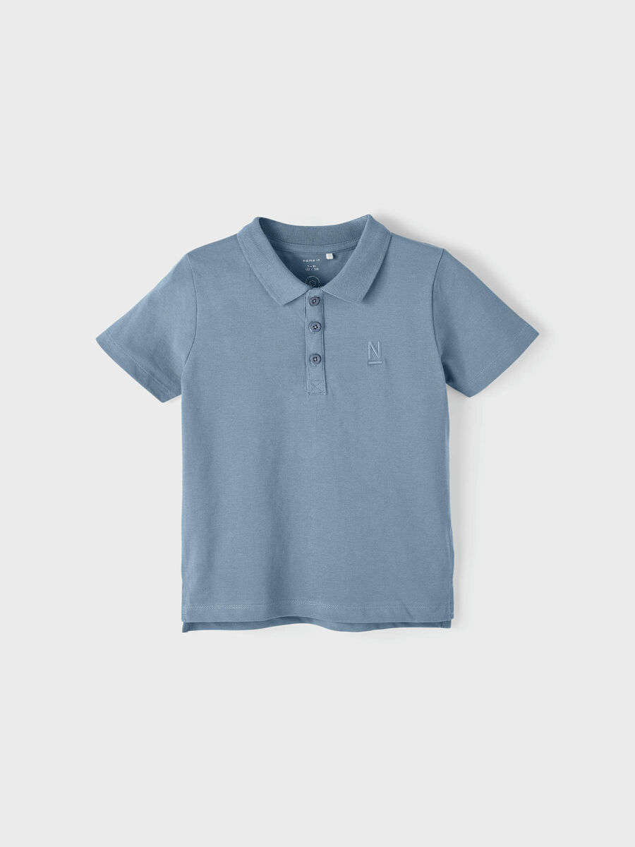 Name it KORTE MOUWEN POLO, Dusty Blue, highres - 13216337_DustyBlue_003.jpg