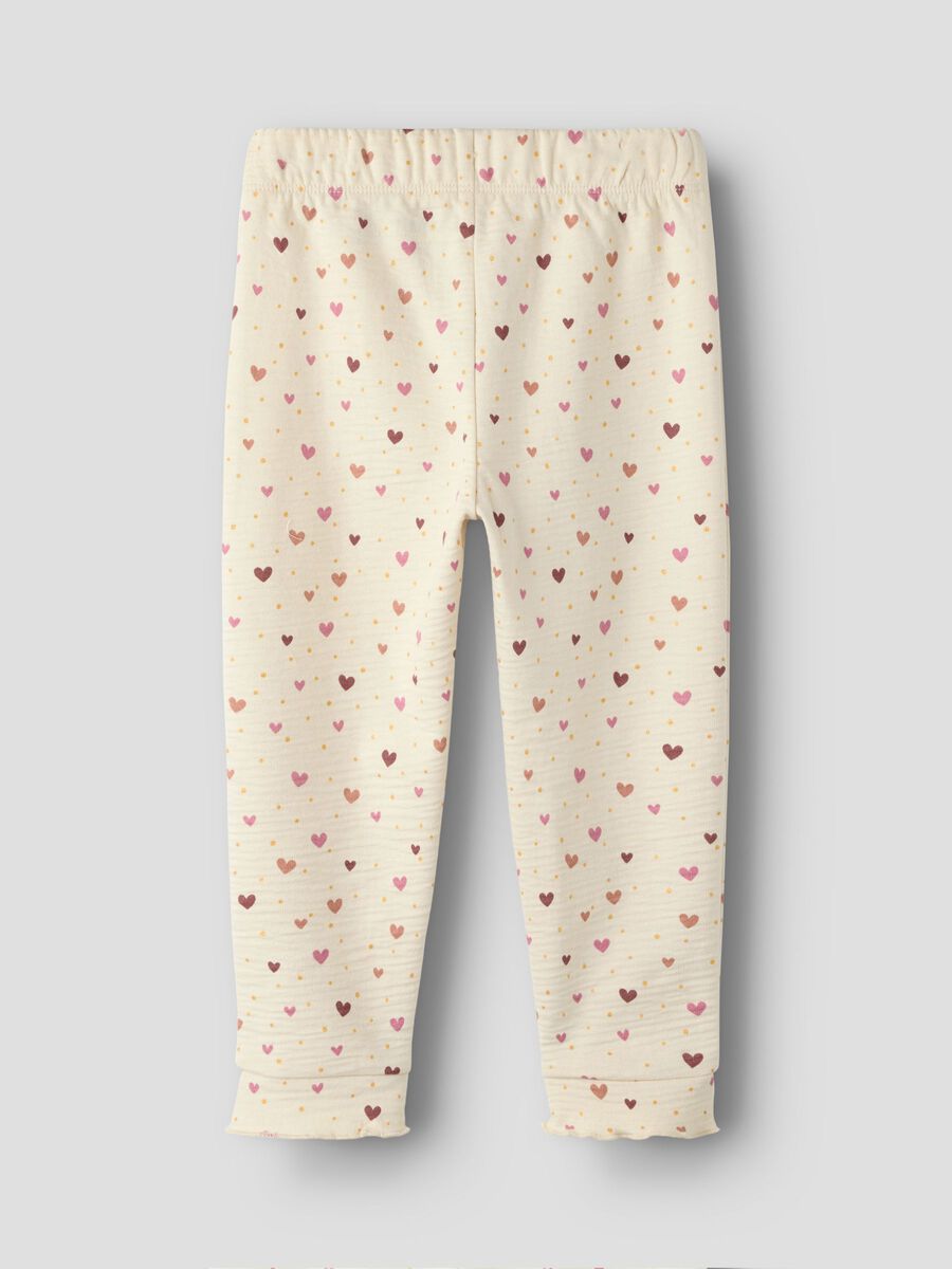 Carousel image - PRINTED SWEATPANTS, Almond Milk | 3