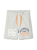 Name it PRINTEDE SWEATSHORTS, Light Grey Melange, highres - 13177983_LightGreyMelange_001.jpg