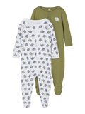 Name it 2-PACK PRESS STUD NIGHTSUIT, Loden Green, highres - 13189127_LodenGreen_001.jpg