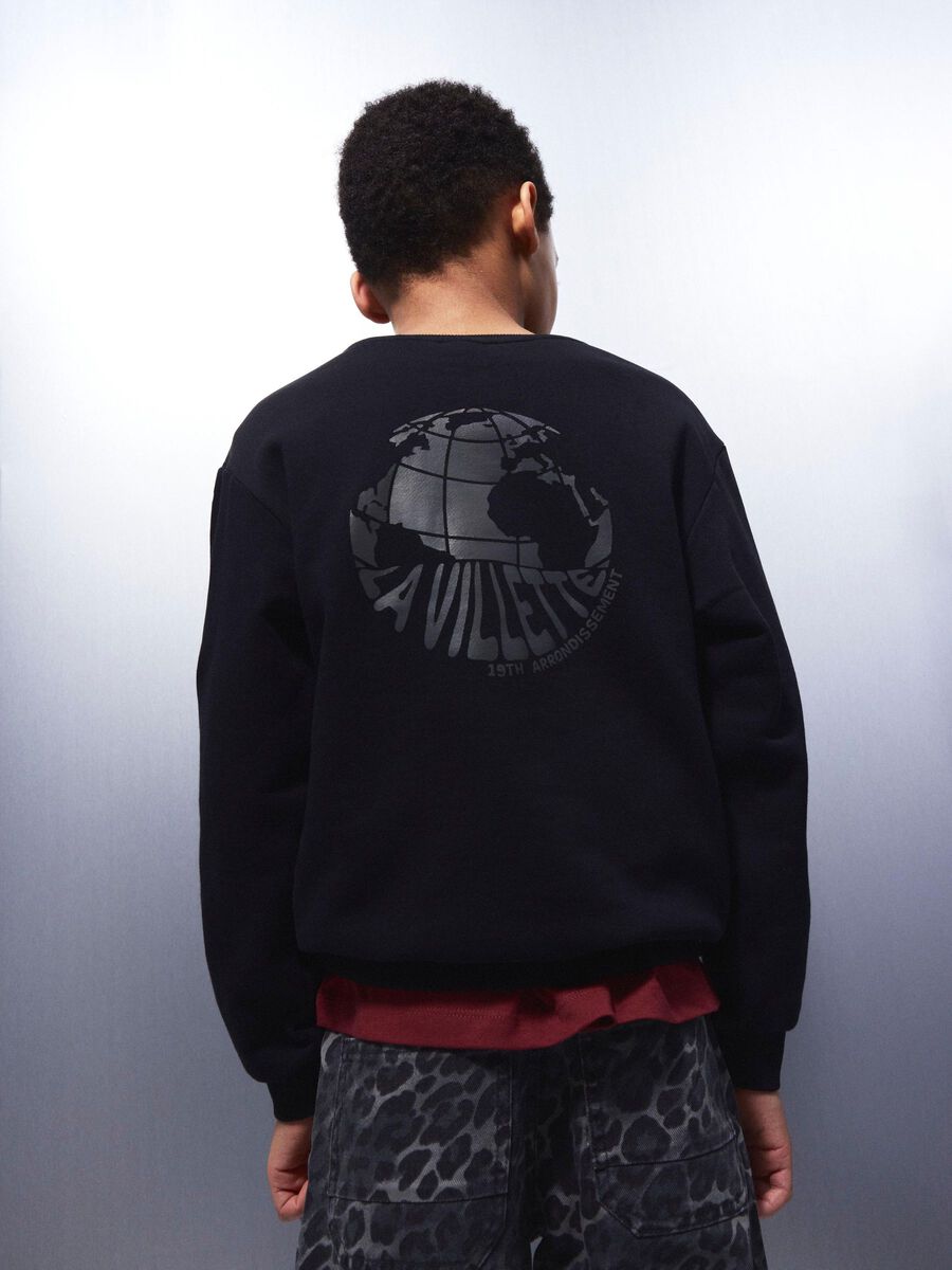 Product carousel image - REGULAR FIT SWEATSHIRT, Black | 1
