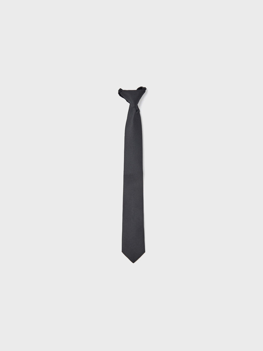 Name it BLACK WOVEN TIE, Black, highres - 13196961_Black_003.jpg