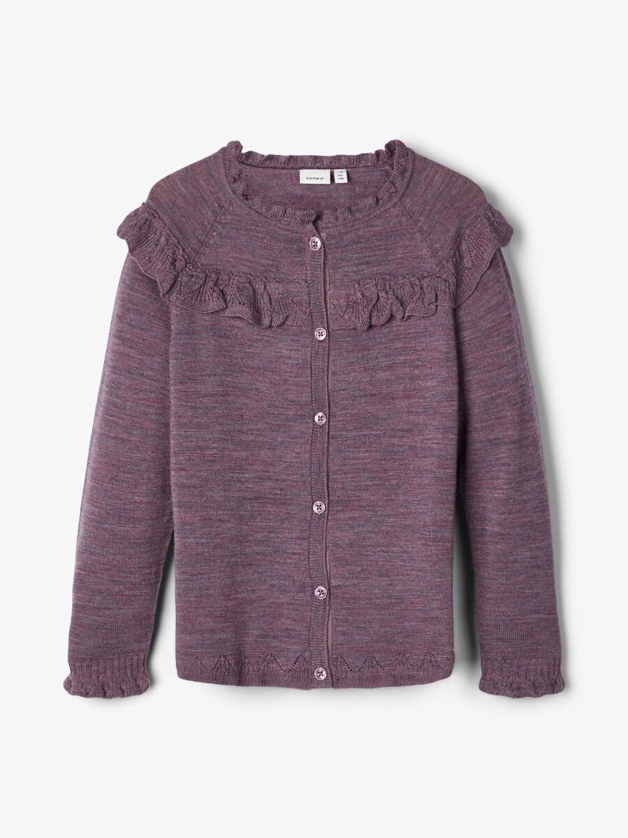 Name it LAINE MÉRINOS CARDIGAN EN MAILLE, Black Plum, highres - 13162001_BlackPlum_003.jpg