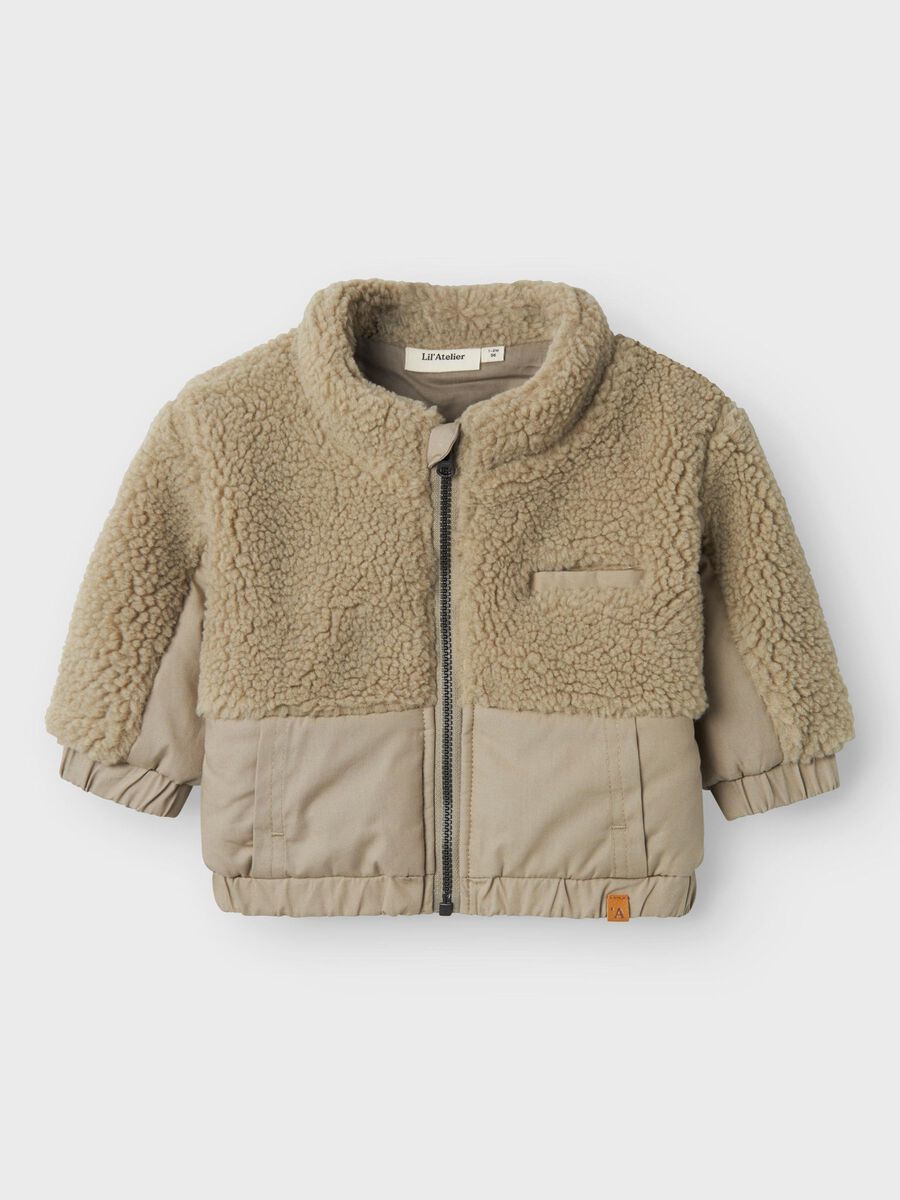 Name it EN TISSU DUVETEUX VESTE, Laurel Oak, highres - 13235814_LaurelOak_003.jpg