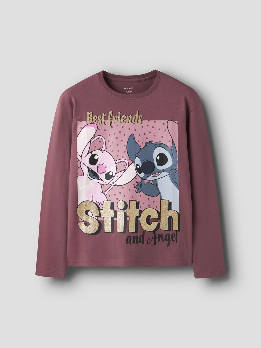 Carousel image 1 STITCH LONG SLEEVED TOP, Wild Ginger