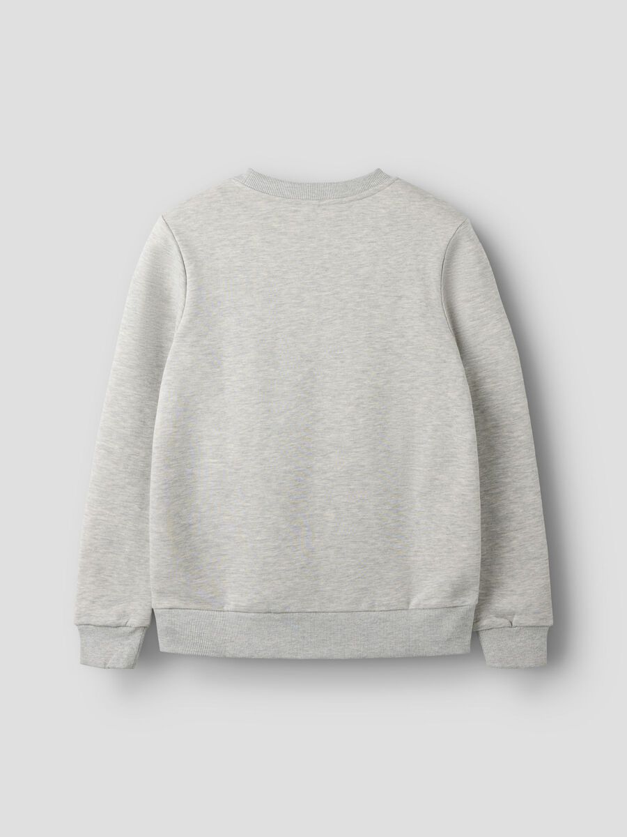 Product carousel image 2 PRINTED SWEATSHIRT, Light Grey Melange