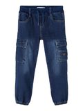 Name it BAGGY PASSFORM CARGO JEANS, Dark Blue Denim, highres - 13190667_DarkBlueDenim_001.jpg