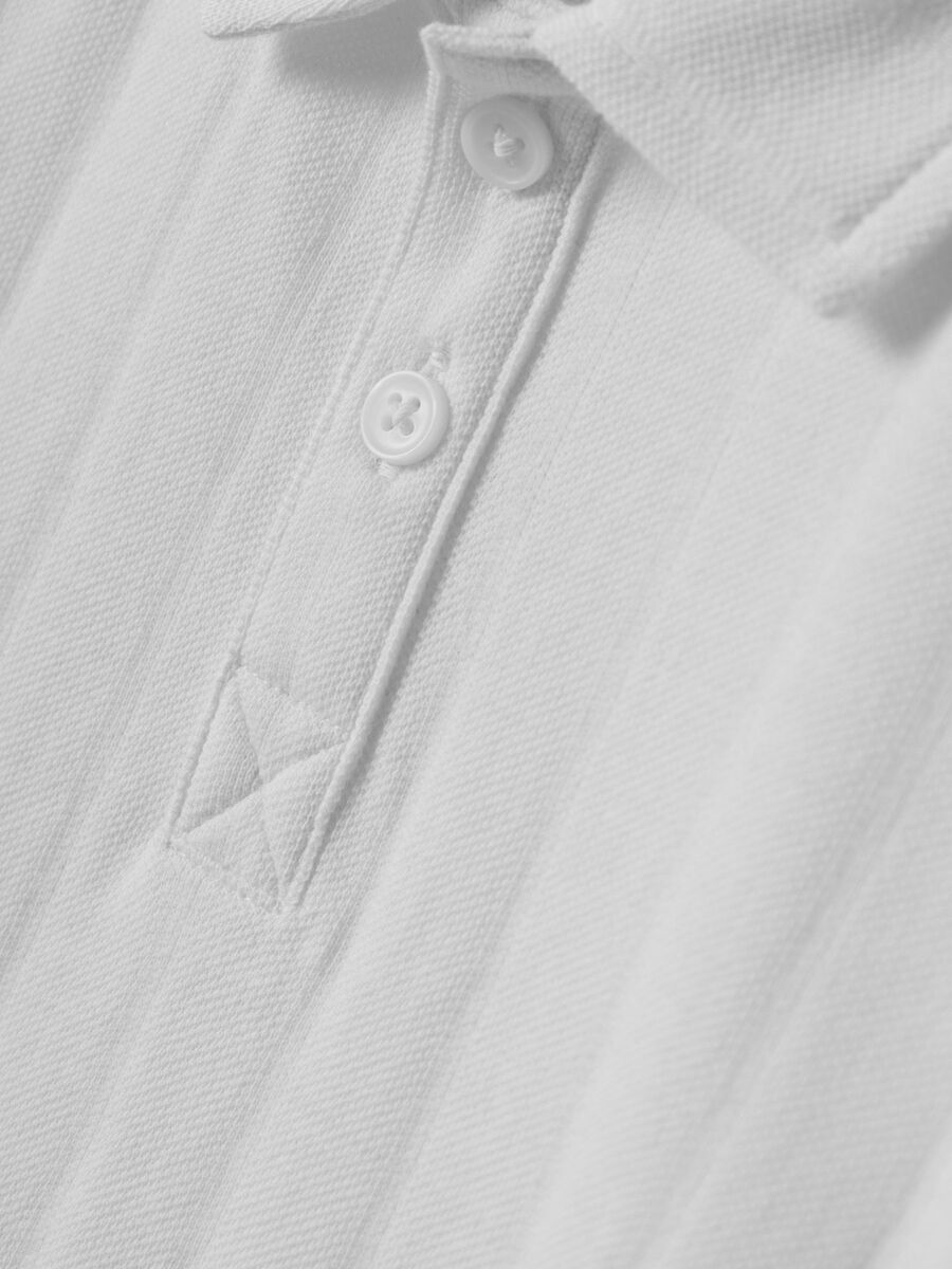 Carousel image 3 LANGERMET POLOSKJORTE, Bright White