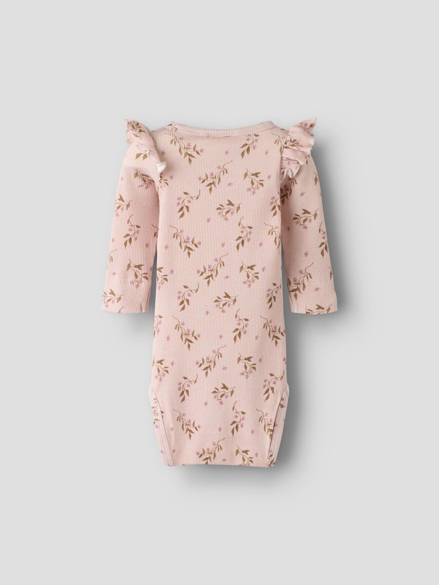 Product carousel image - LONG SLEEVED ROMPER, Hushed Violet | 2