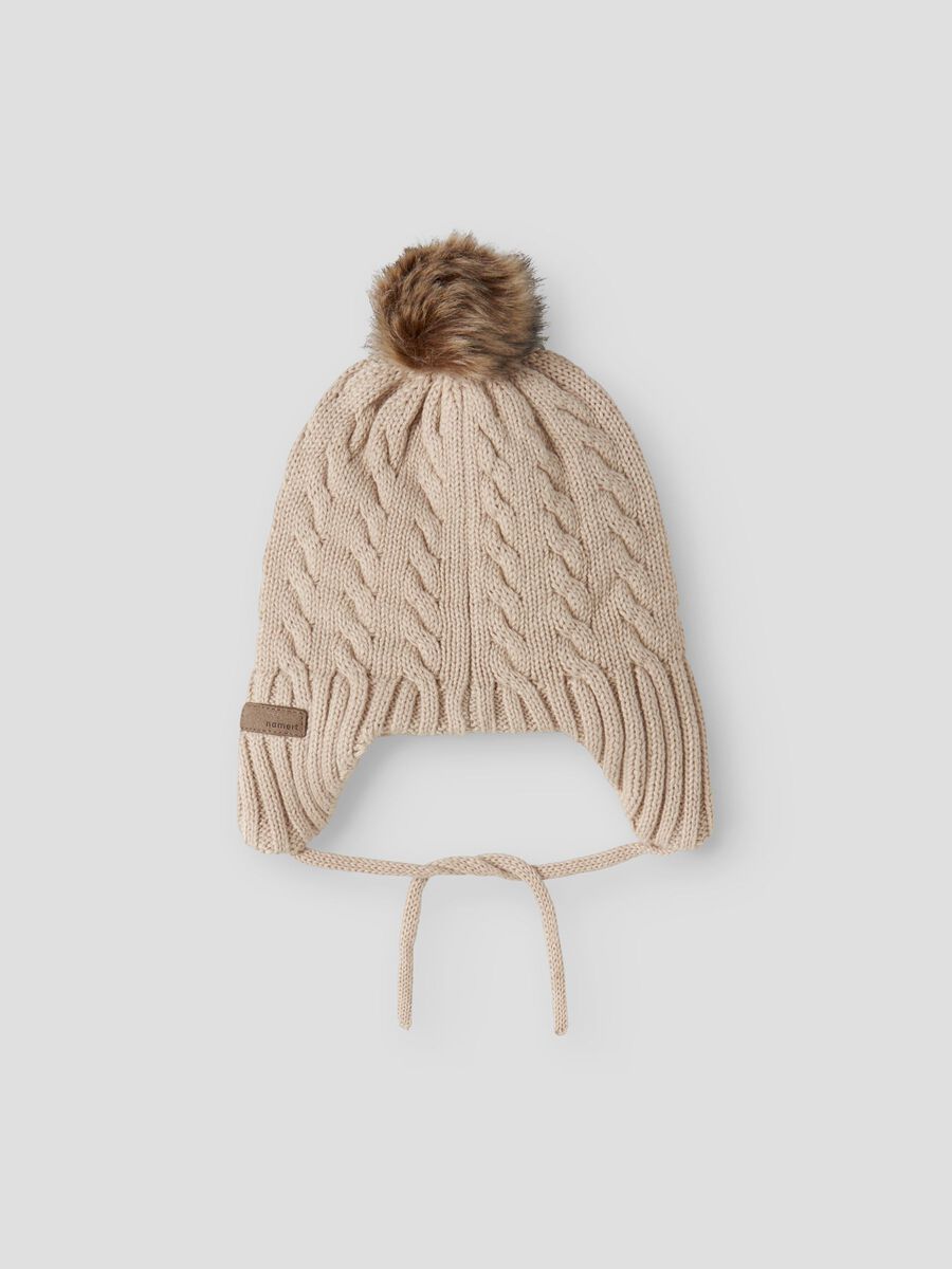 Product carousel image 2 POM POM DETAIL HAT, Peyote