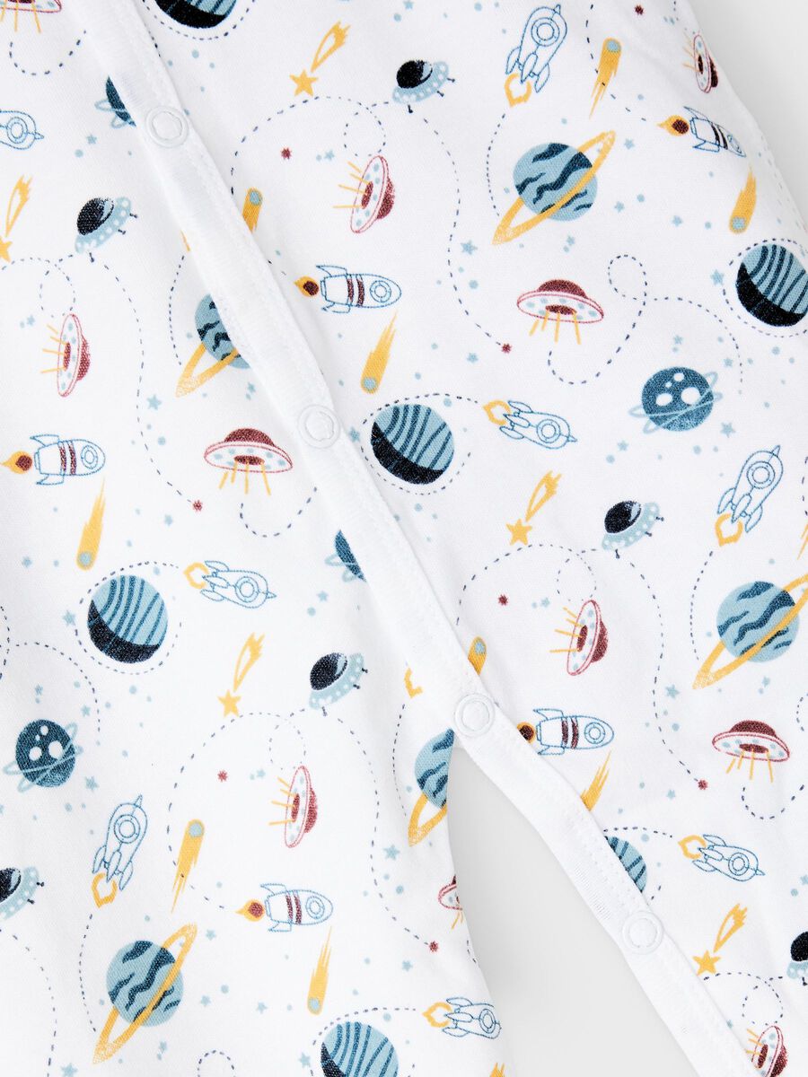 Carousel image - PAQUETE DE 3 CON BOT&Oacute;N A PRESI&Oacute;N PIJAMA, Legion Blue | 4