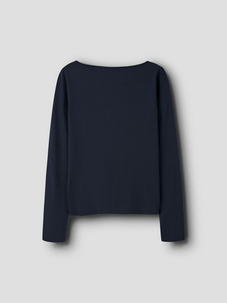 Product carousel image - SLIM FIT LONG SLEEVED TOP, Navy Blazer | 2